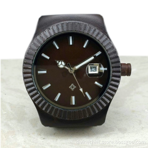 100% Natural Wooden Watch 3 ATM Waterproof Custom Wood Watch For Lady And Men